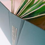 Long stitch binding no 1 with hand painted pages