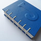 Coptic small A7 with raised embossed letter 'J'