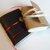 Leather cover lined ribbon 4