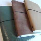 Leather cover Midori style travellers notebook 1