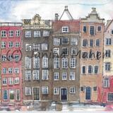 Amsterdam 2 Red Buildings