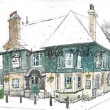 The Crown in the snow