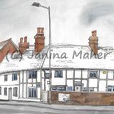 Gardiners / Church Street Cottages in snow