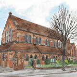 Redland Parish Church, left corner view