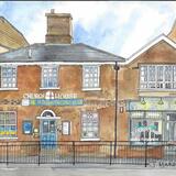 Church House and Barber Shop