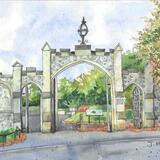 Caversham Court Garden entrance