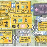 Reading Festival signs