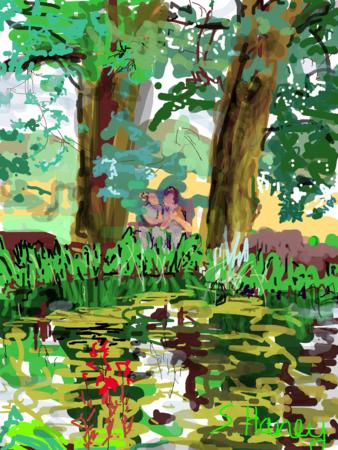 Pond at Crook Hall Gardens