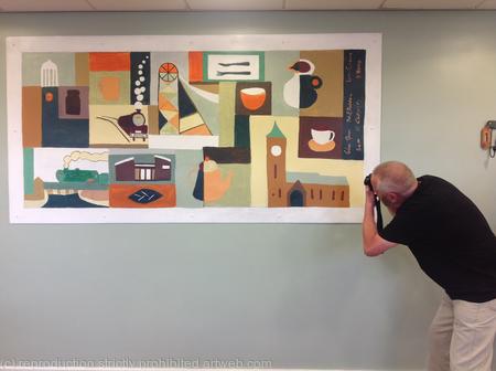 Community centre cafe painting