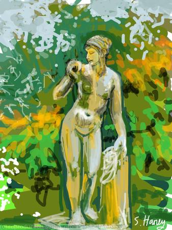 The White Garden at Crook Hall