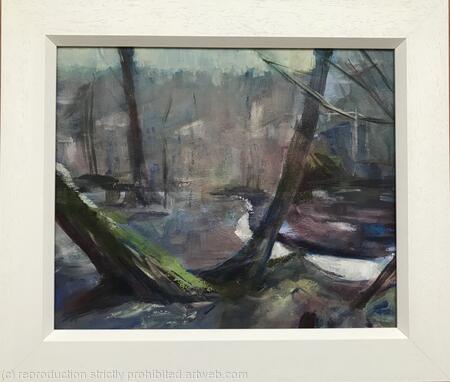 February Trees (framed)