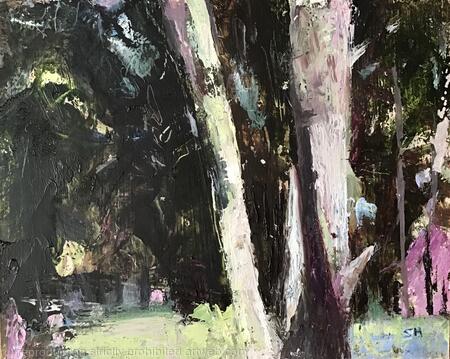 Woodland Walk 3, small painting 