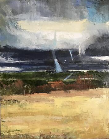 Departures, oil painting