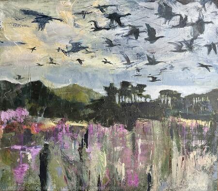 Wild Geese over Alnmouth