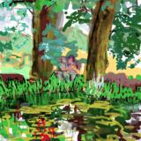 Pond at Crook Hall Gardens