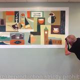 Community centre cafe painting