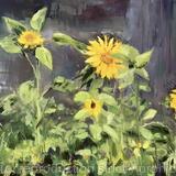 Sunflowers, oil painting
