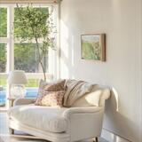 Omaze Cotswold house with my Late Summer Walk painting.