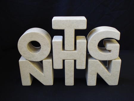 nothing 1, limestone, SOLD