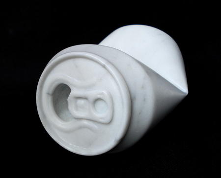 'Can no.5', Carrara marble, life size, 119 x 94 x 63mm £765