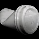 'Coffee Cup no.8', Carrara marble, life size 149 x 112 x 90mm, £875 (carved to commission)