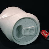 'Can', Carrara marble, 4.2 times life size 479 x 388 x 266mm, £10,000