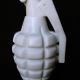 'Grenade no.3', Carrara marble, life size 117 x 69 x 61mm, £765