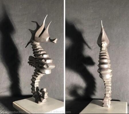 Hippo bronze 33 cm 1/8