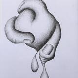 Sans titre -Série des doigts 2024