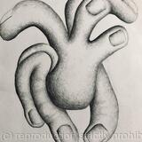 Sans titre- série des doigts-2024