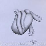 Sans titre - série des doigts-2024