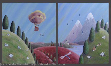 Pure Morning (diptych)