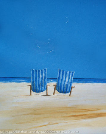 Striped Deck Chairs