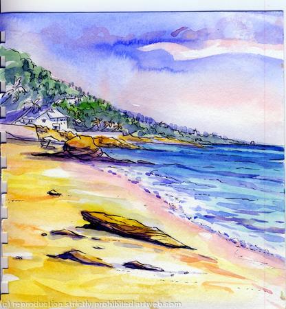 Elbow Beach looking East, Bermuda