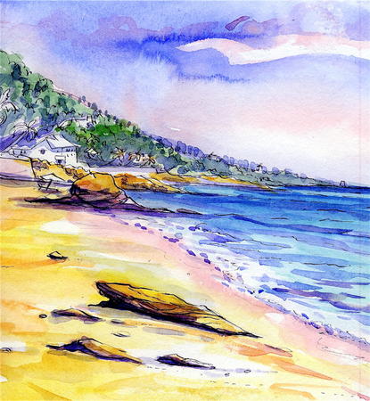 Elbow Beach looking East