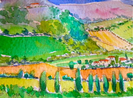postcard from Umbria