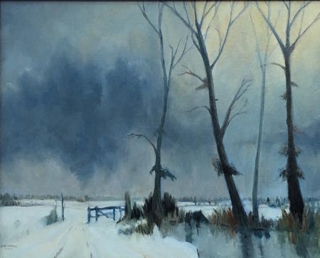 Winter in Norfolk, England