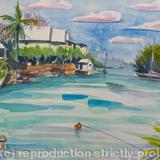 pink clouds and sunshine - Bermuda