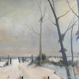 Wintry Scene Norfolk, UK 12x16 2015 copy