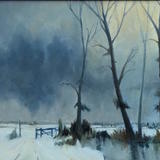 Winter in Norfolk, England