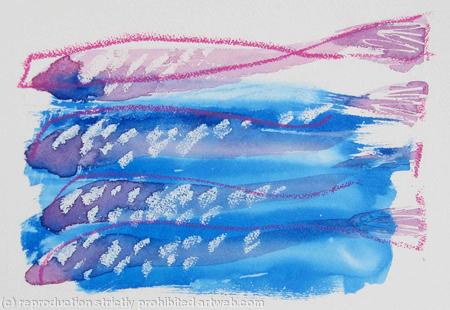 Four Fish with no eyes