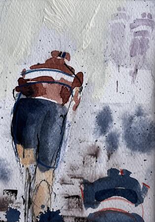 Rule #9 - If you are out riding in bad weather, it means you are a badass. Period.