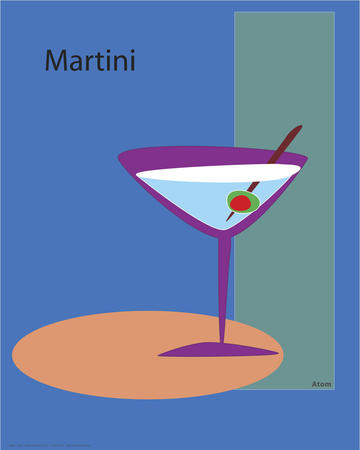 Martini in Blue