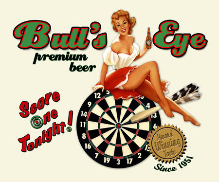 Bulls Eye Darts Beer