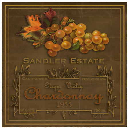 Chardonnay Wine Label