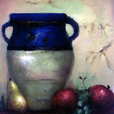 Mediterranean Vase and Fruit