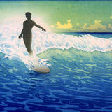 Hawaii Surfer Sunrise