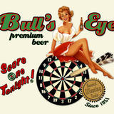Bulls Eye Darts Beer