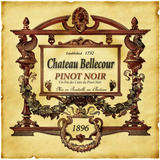 Pinot Noir Wine Label