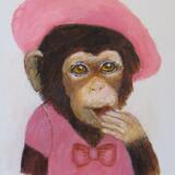 Sally eating a chocolate